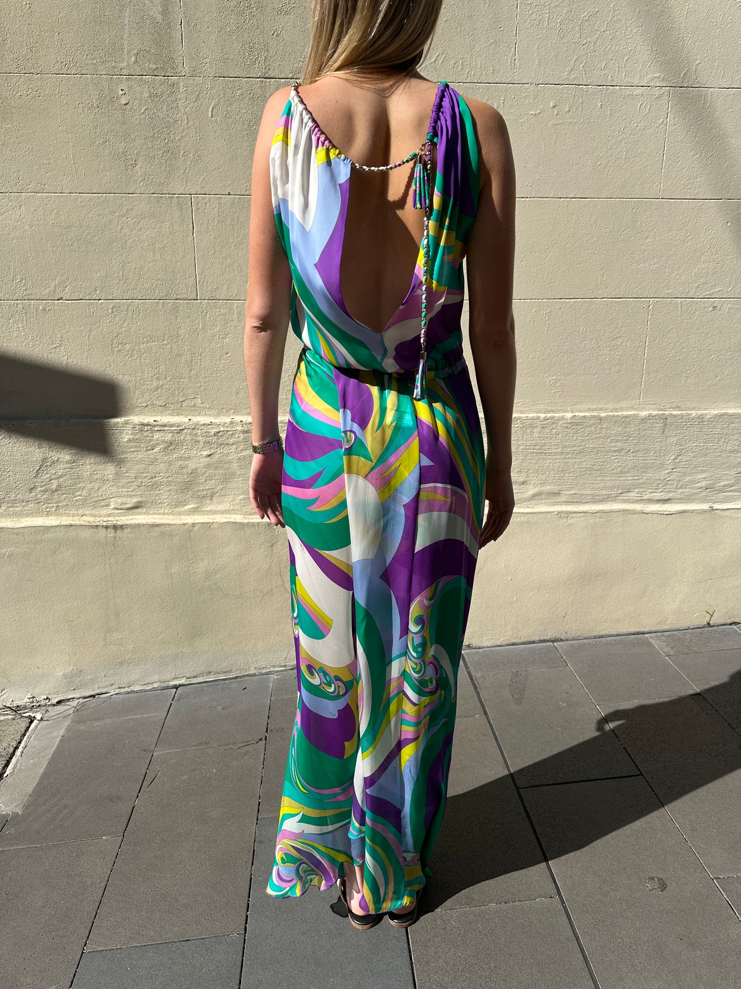 Emilio Pucci Multicolour Evening Dress Size 34