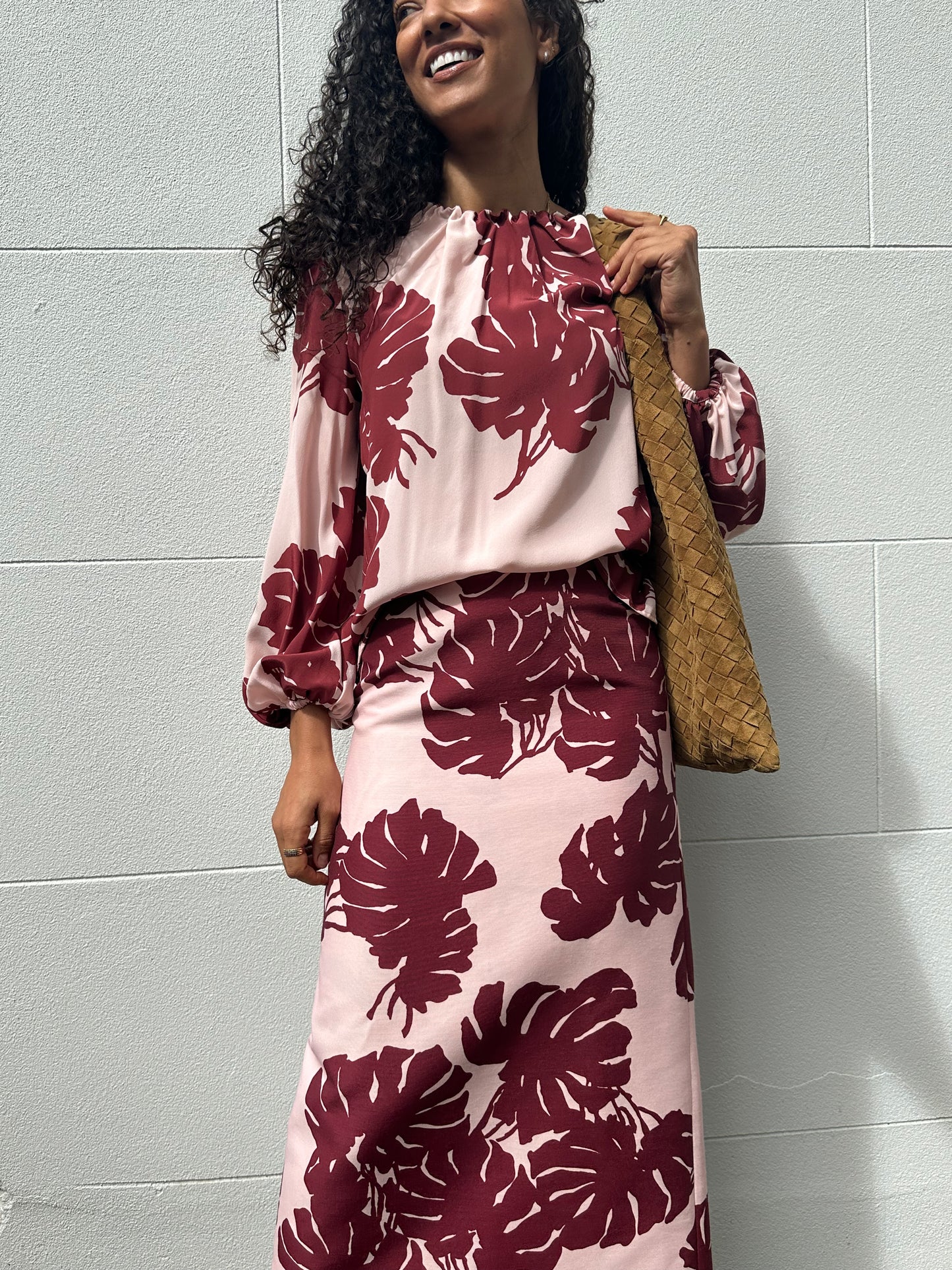La Double J Leaf Skirt Set Size S
