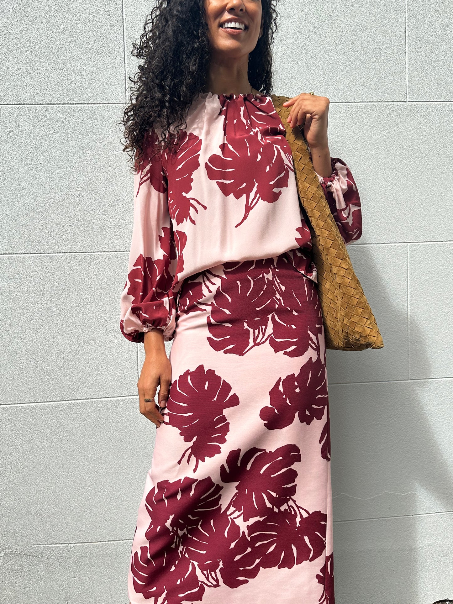 La Double J Leaf Skirt Set Size S