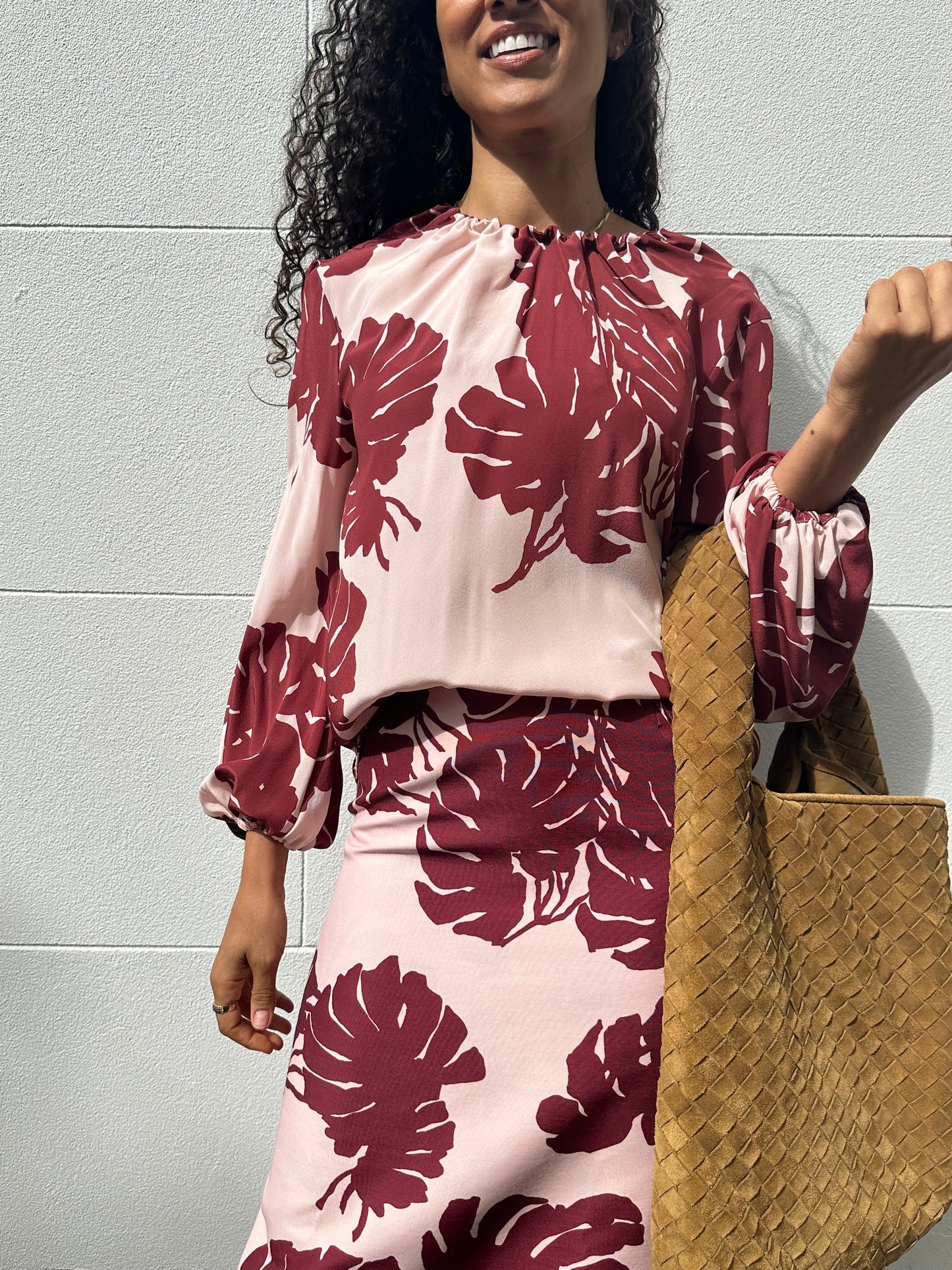 La Double J Leaf Skirt Set Size S