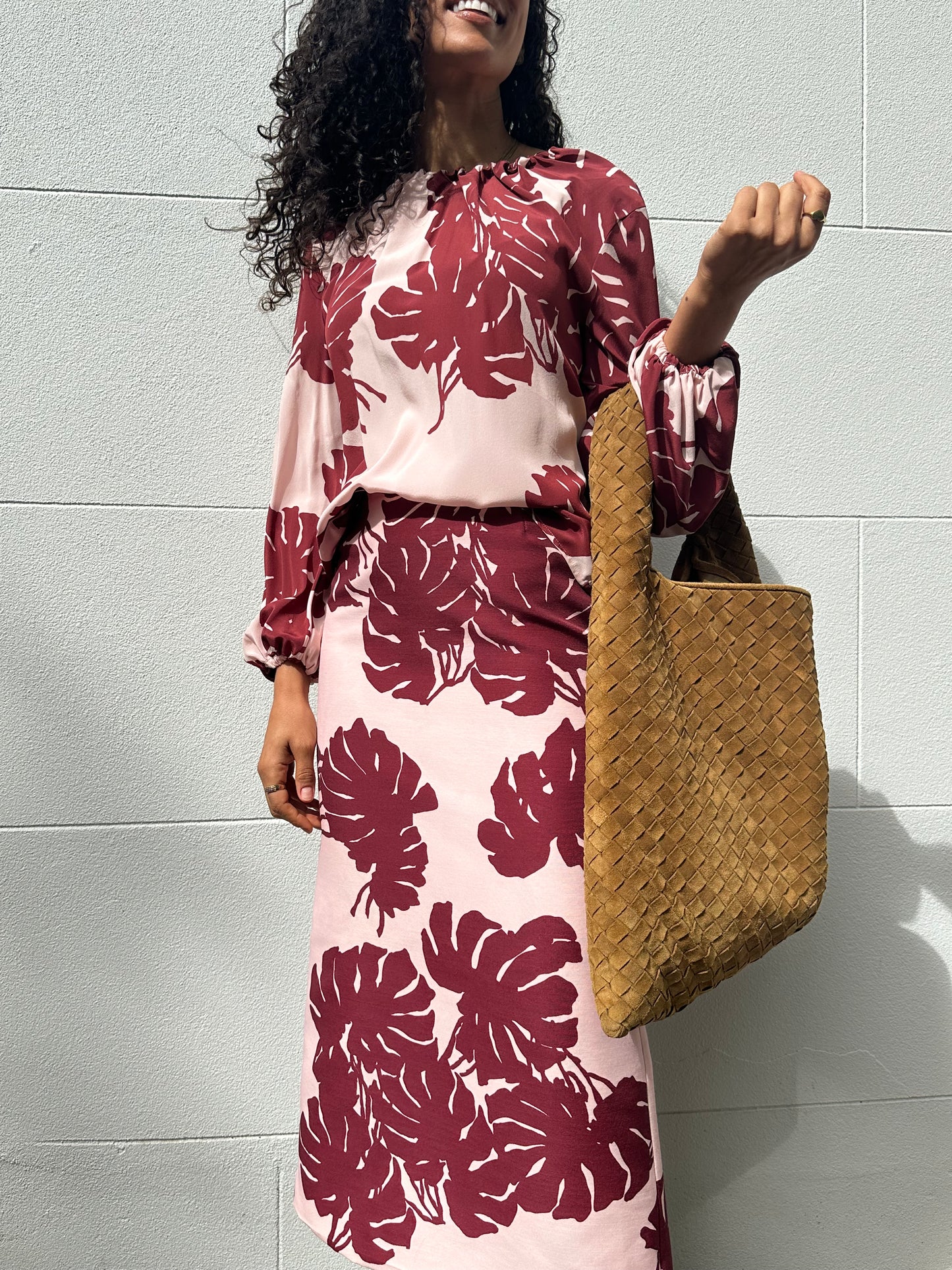 La Double J Leaf Skirt Set Size S