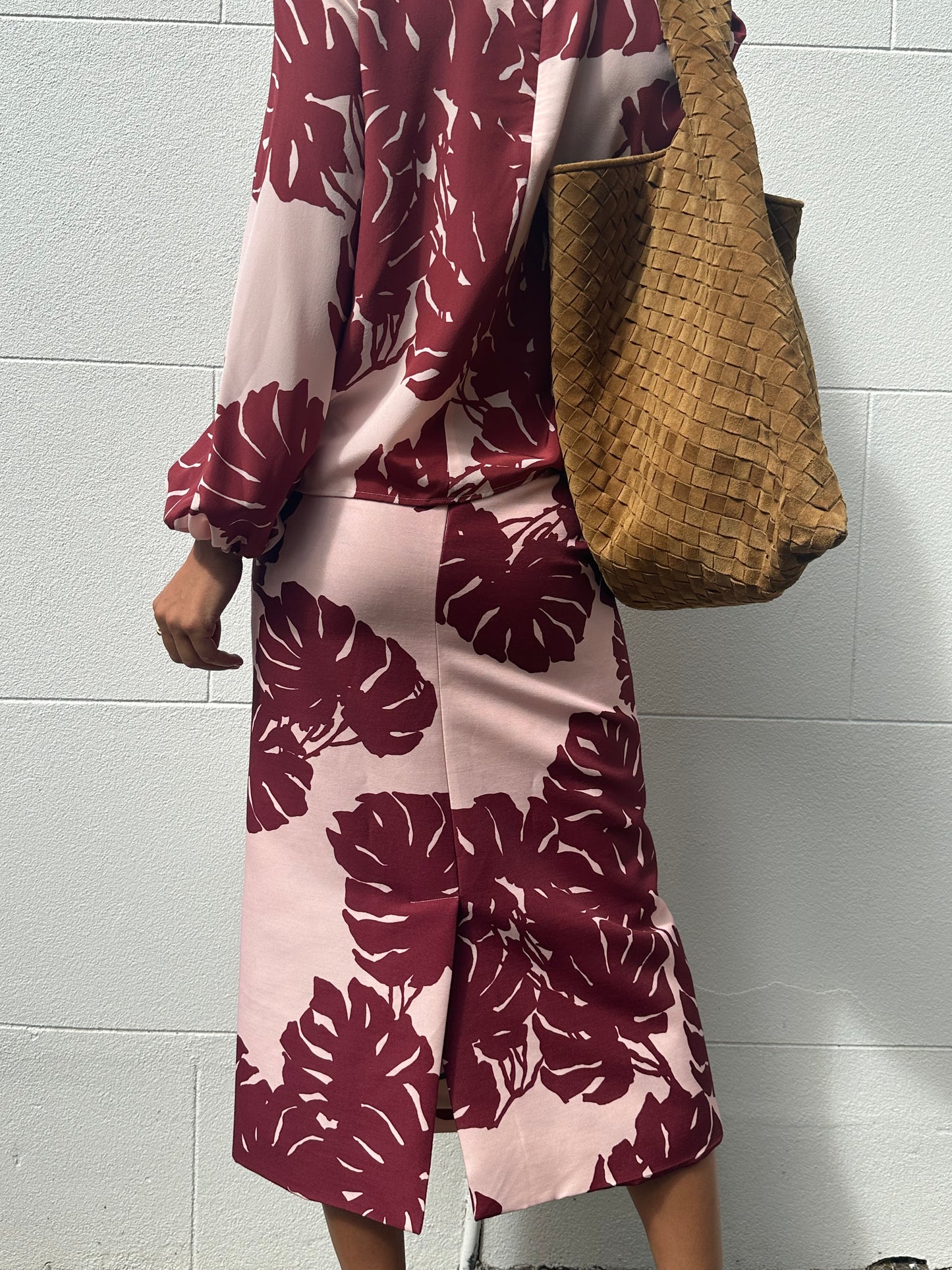 La Double J Leaf Skirt Set Size S