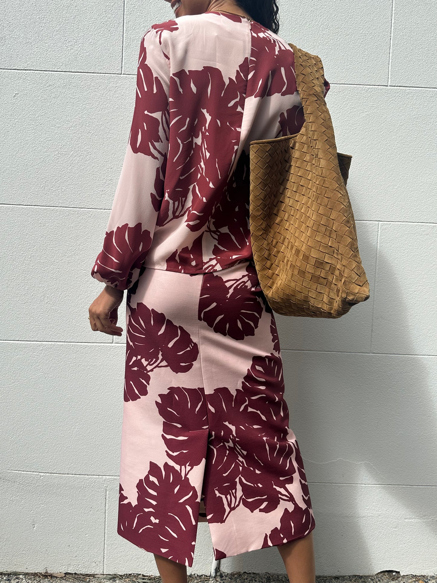 La Double J Leaf Skirt Set Size S