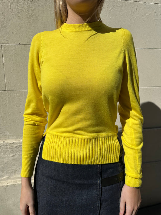 Proenza Schouler Yellow Knit Size XS