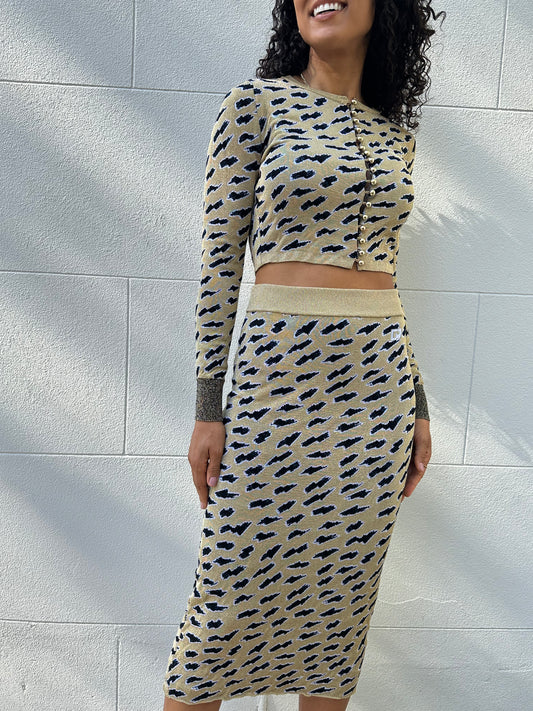 Paco Rabanne Gold Stretch Set Size S