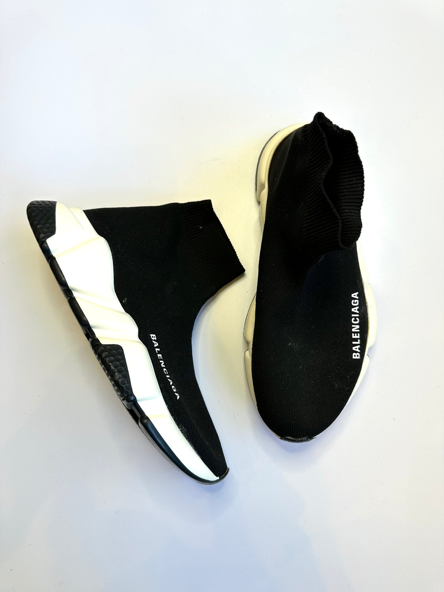Balenciaga Black Sock Sneakers Size 36