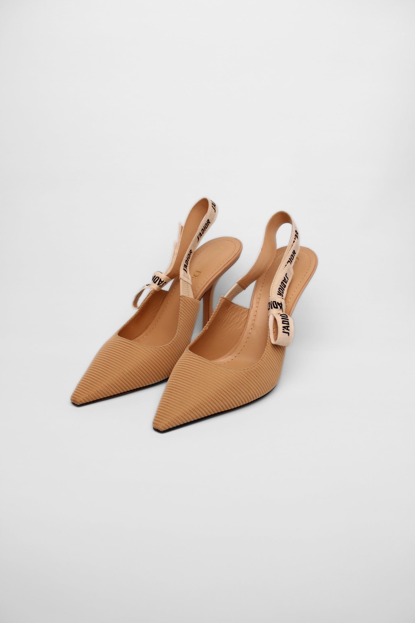 Dior J'Adior Beige Slingbacks Size 40