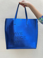 Anya Hindmarch Blue Tote