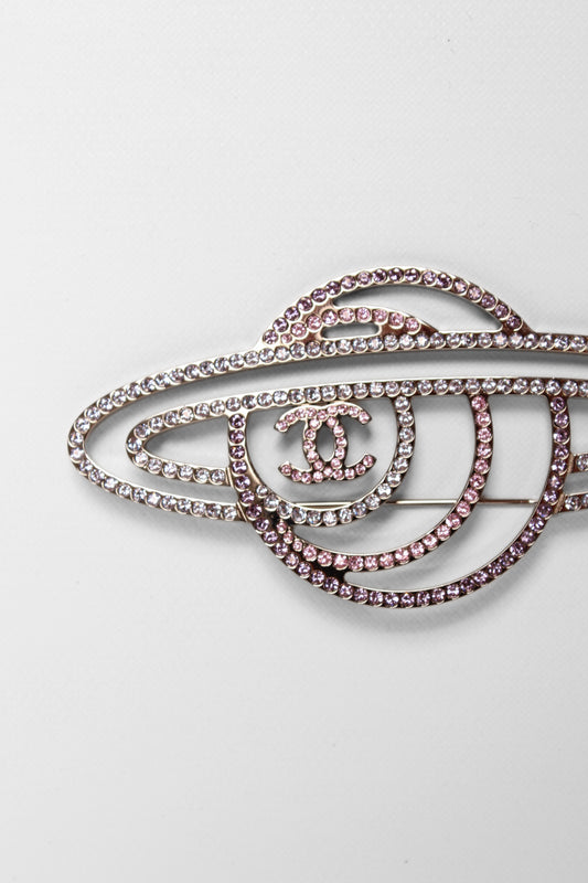 Chanel Planet Diamonte Brooch