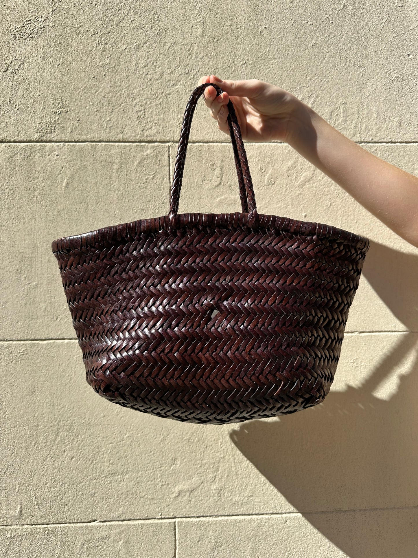 Dragon Diffusion Brown Woven Bag