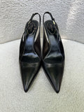 Prada Black Slingbacks Size 37.5