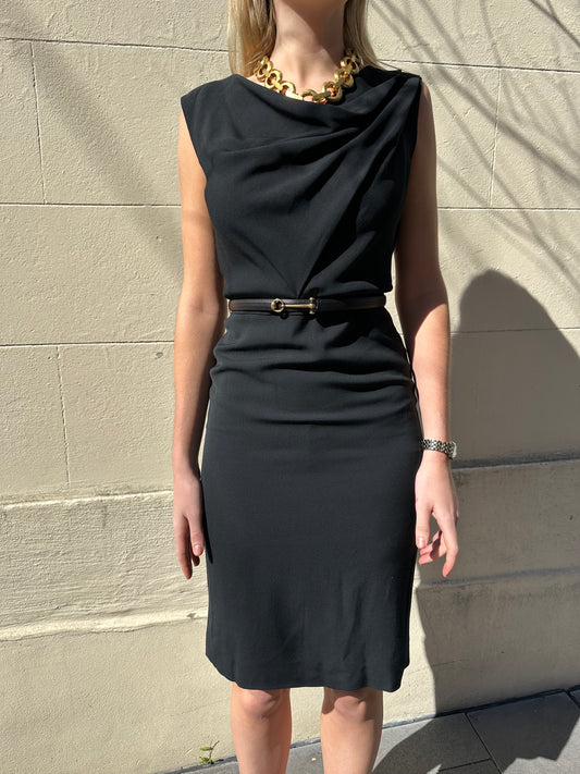 Gucci Black Belt Dress Size 38