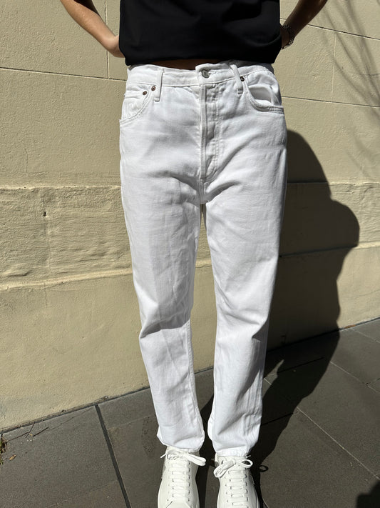 Agolde White Jeans Size 29