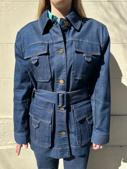 Zimmermann Denim Belt Jacket Size 3