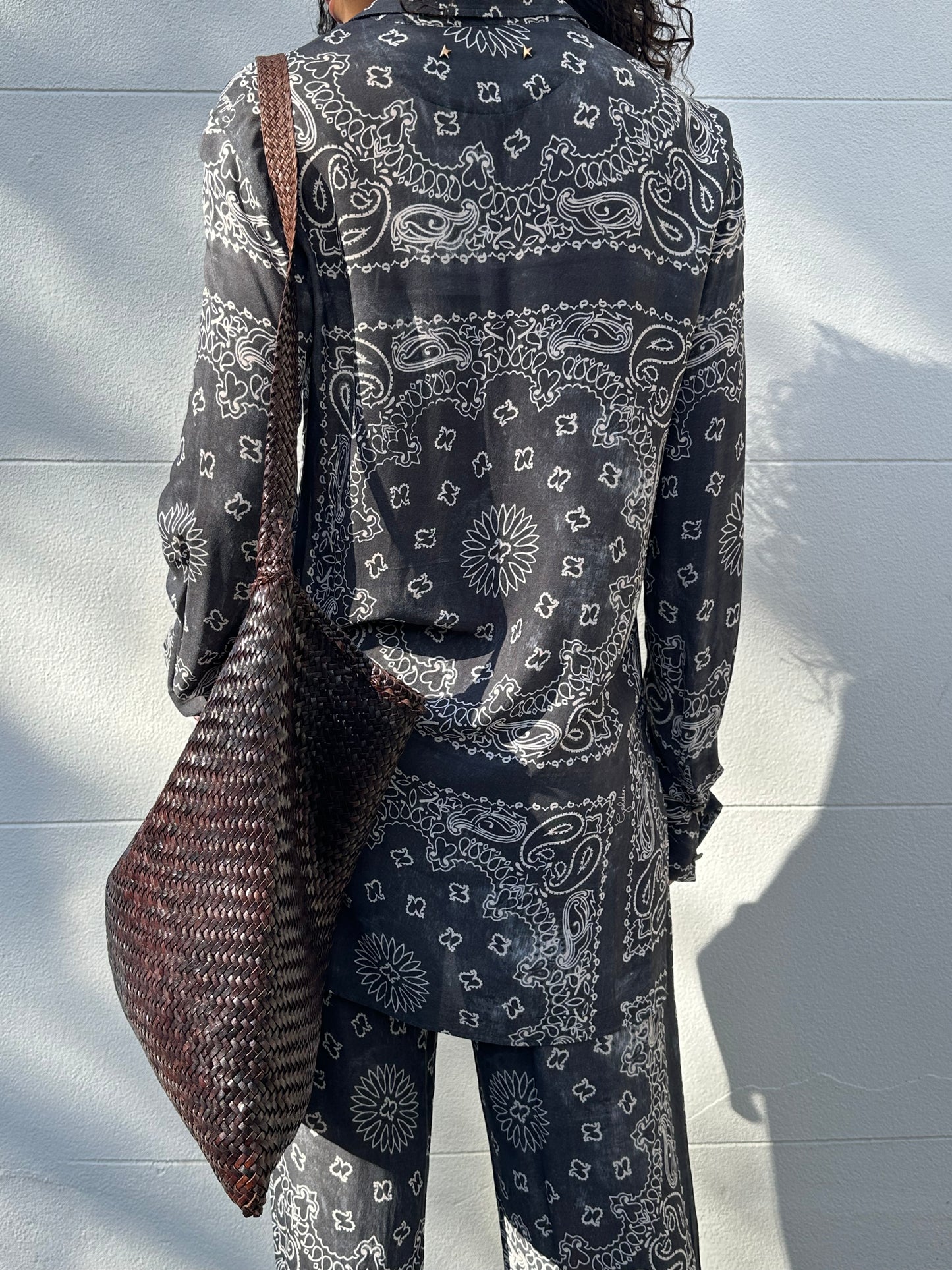 Golden Goose Paisley Shirt Pant Set Size 42