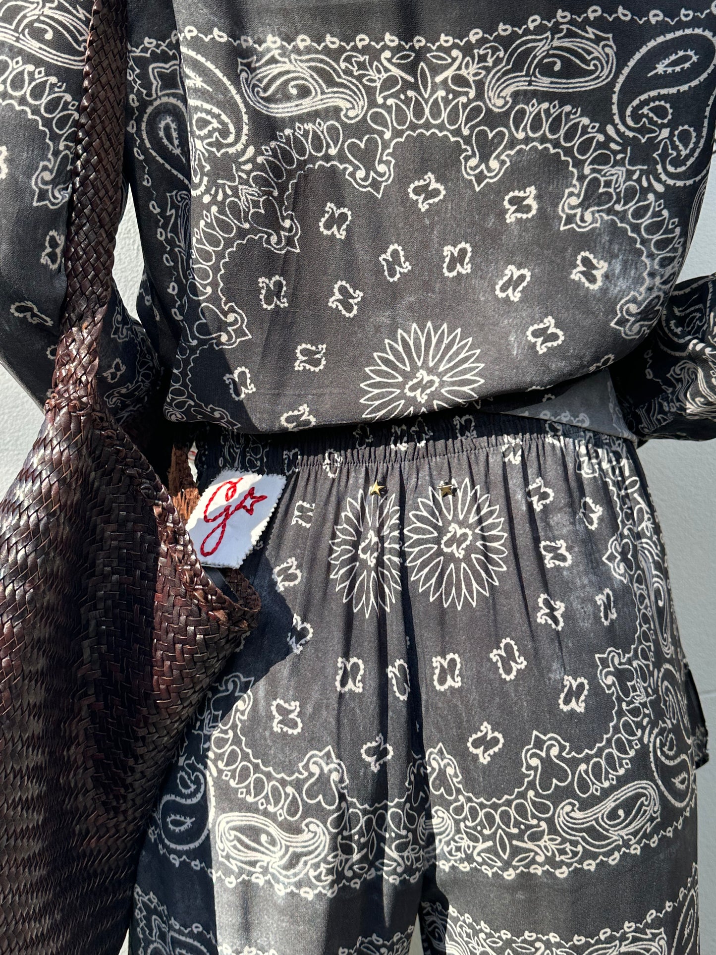 Golden Goose Paisley Shirt Pant Set Size 42
