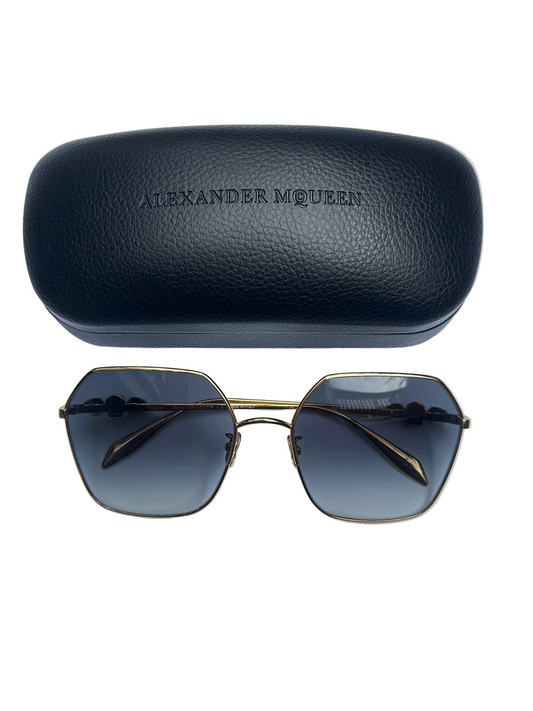 Alexander McQueen Gold Rim Sunnies
