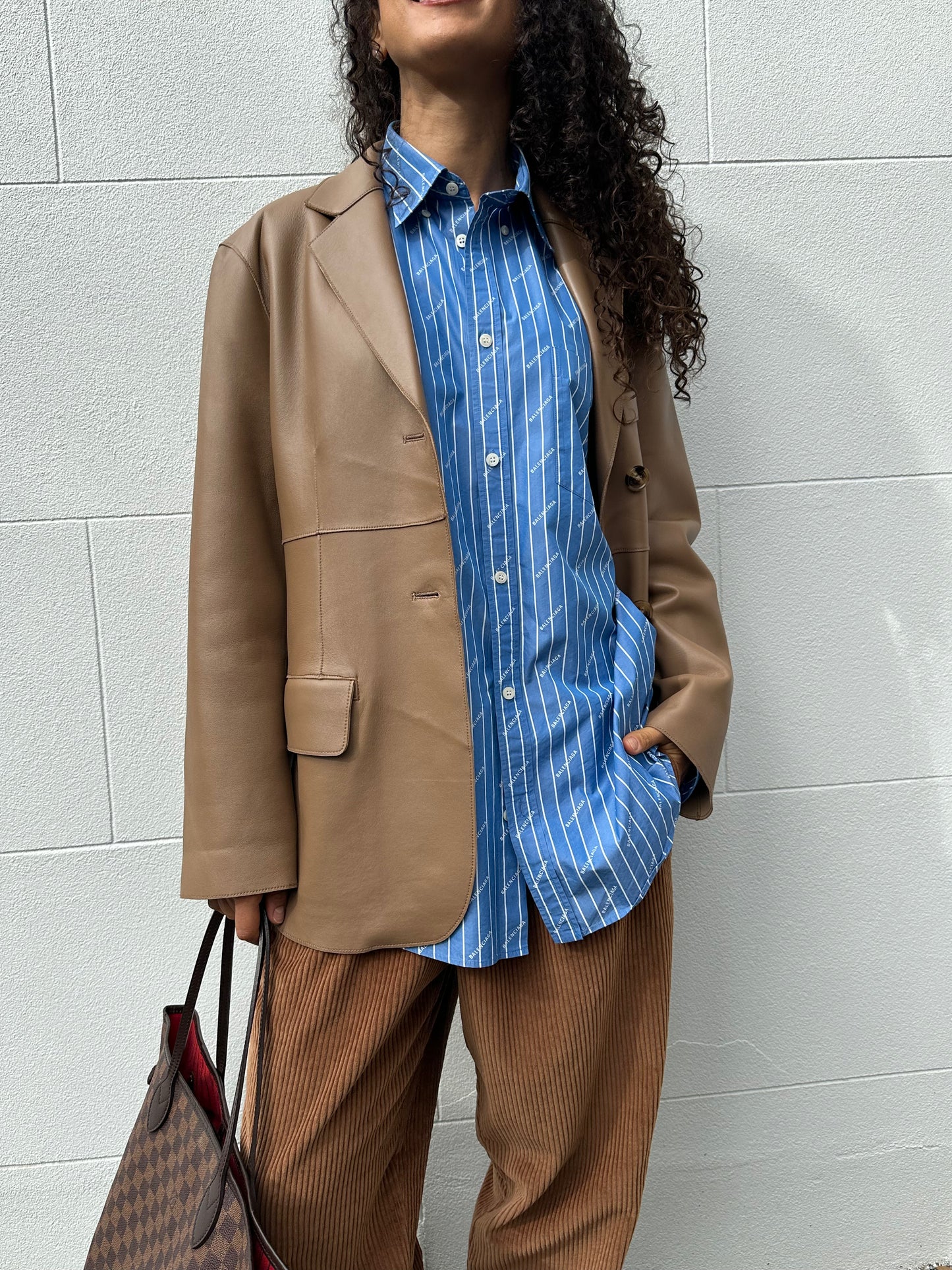 Meotine Nappa Camel Jacket Size XS/S