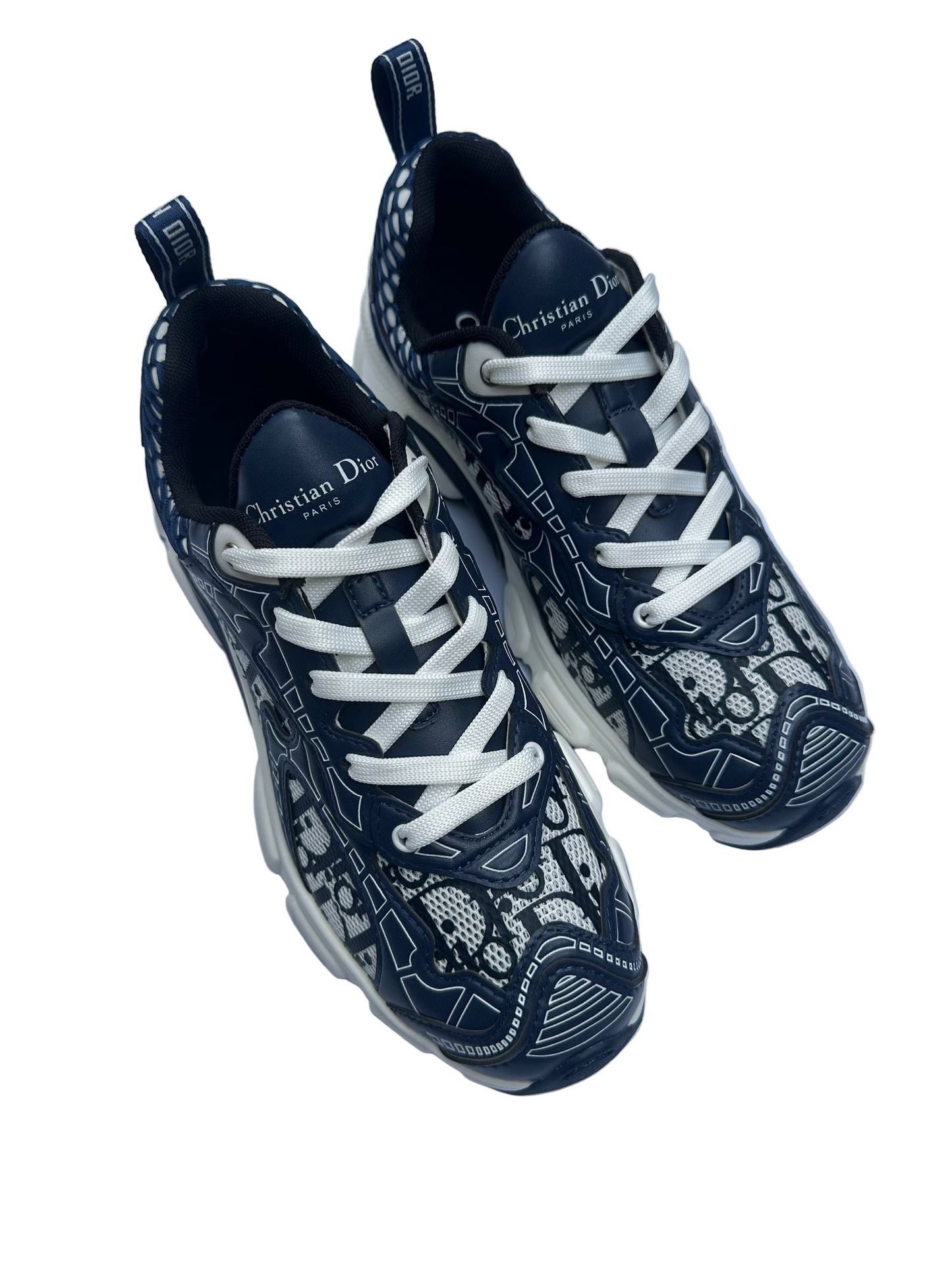 Dior Navy Logo Sneakers Size 39