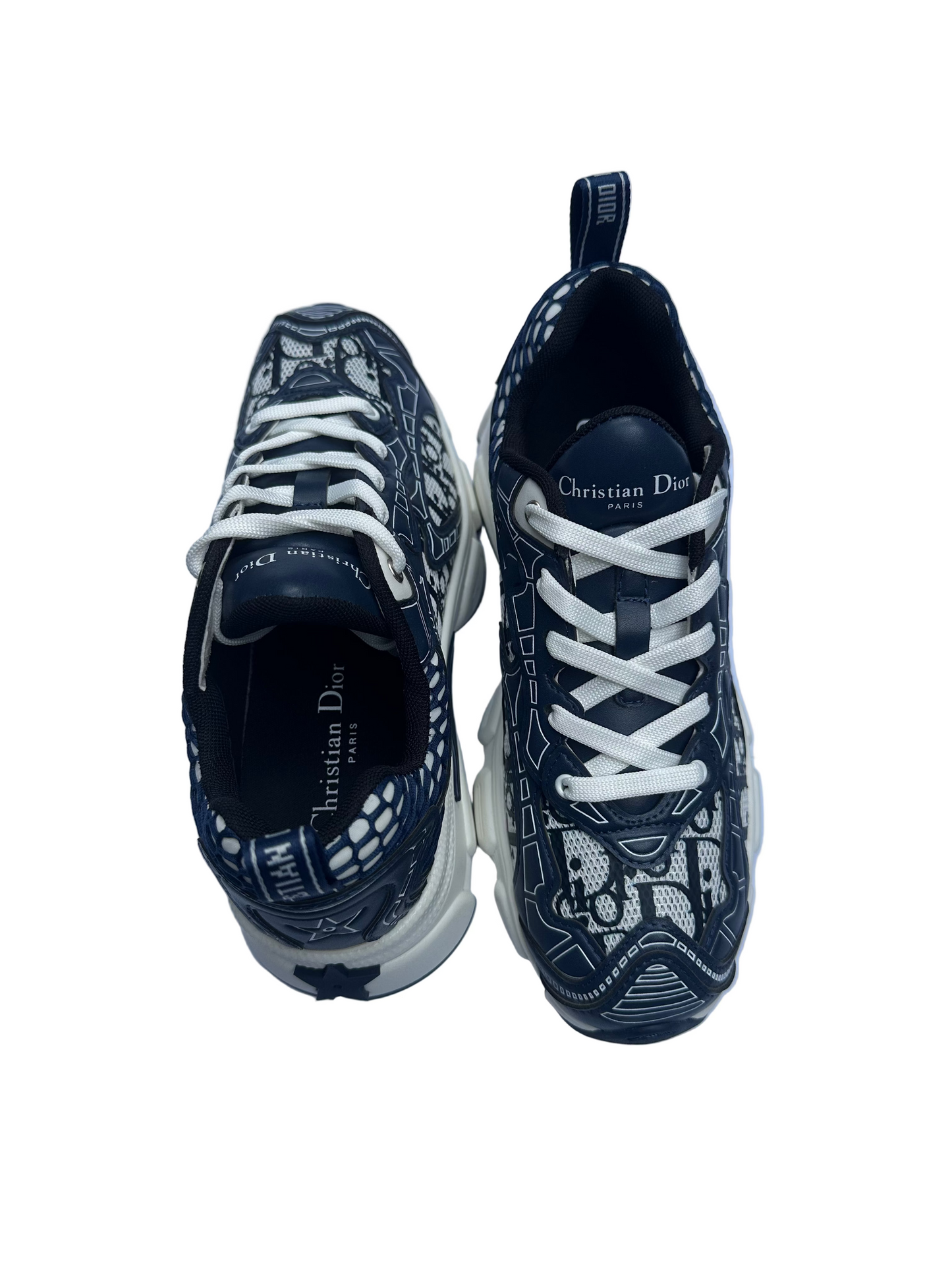 Dior Navy Logo Sneakers Size 39