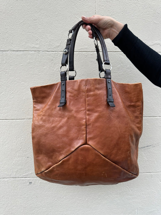 Saint Laurent Large Tan Tote Bag