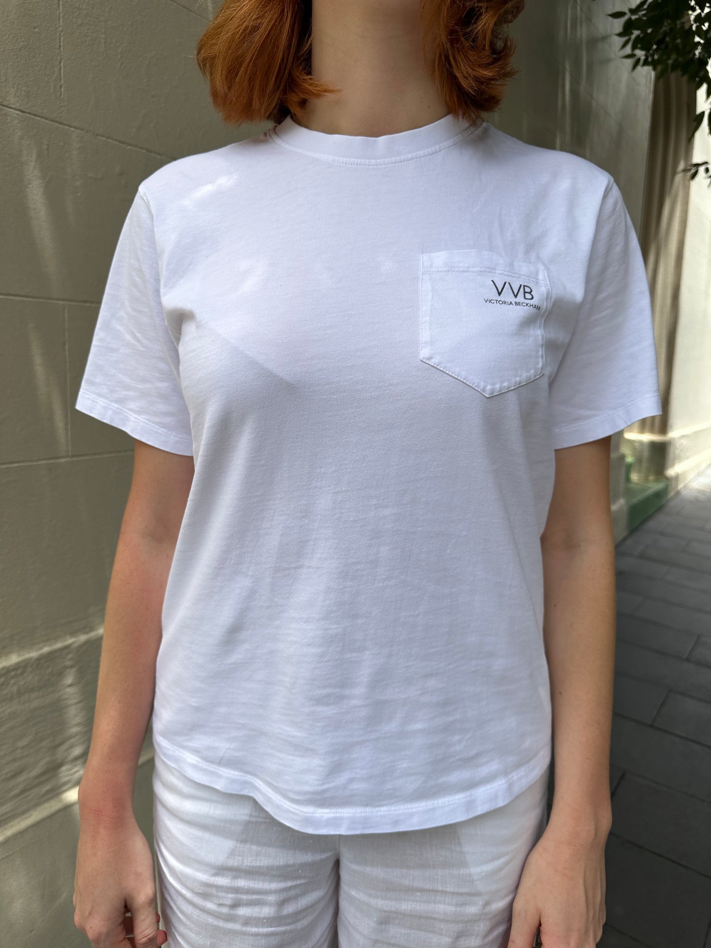 Victoria Beckham White T-Shirt Size XS