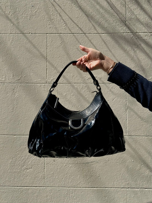 Gucci Black Patent Handbag