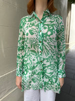 Eres Green Sheer Shirt Size S/M