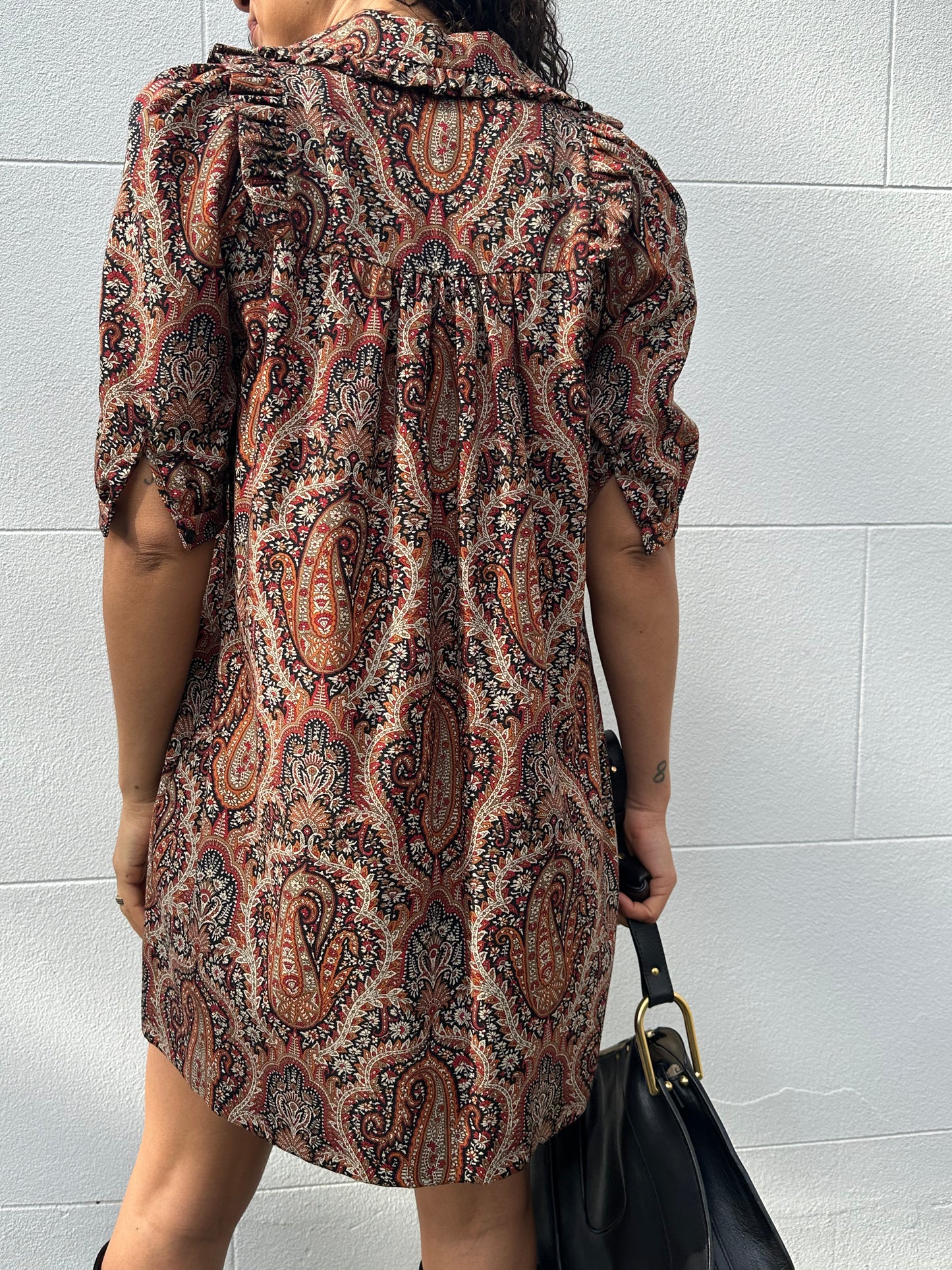 Celine Paisley Mini Dress Size 34
