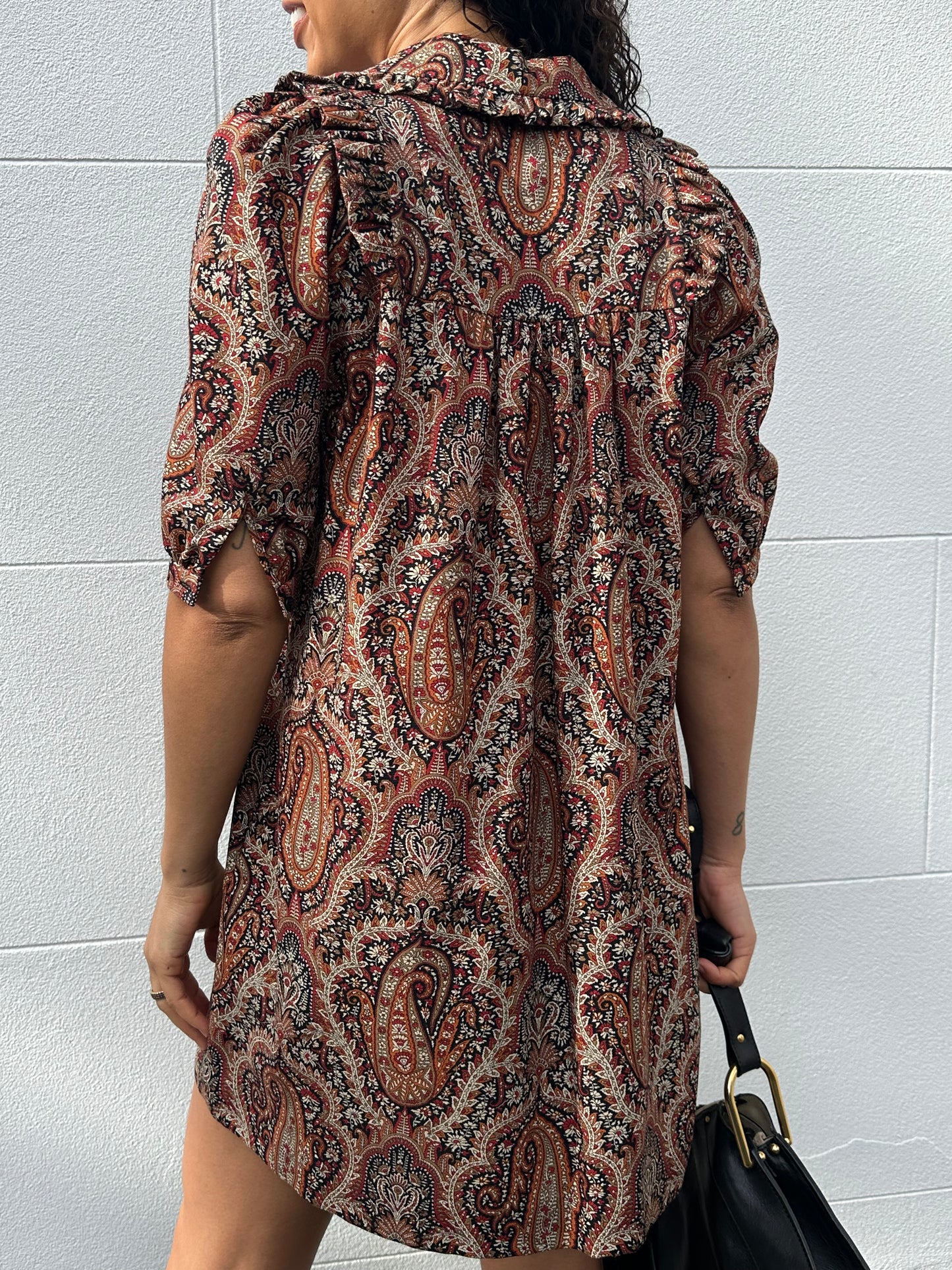 Celine Paisley Mini Dress Size 34