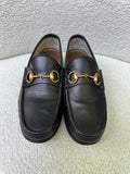 Gucci Horsebit Black Loafers Size 39.5