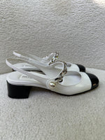 Miu Miu Black White Maryjane Shoes Size 34.5