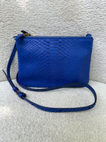 Celine Trio Blue Alligator Bag