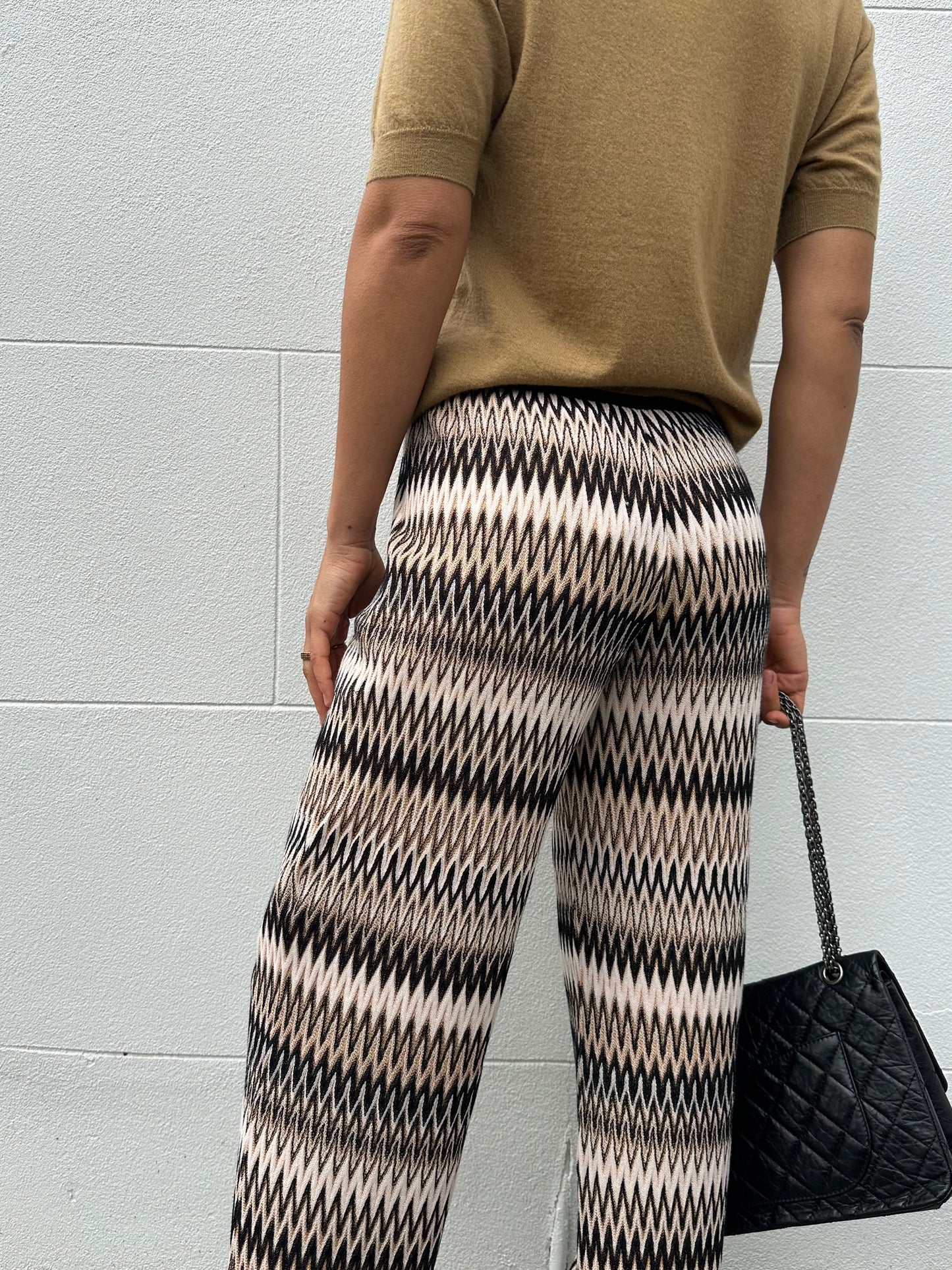 Missoni Black/Gold Pant Size 42