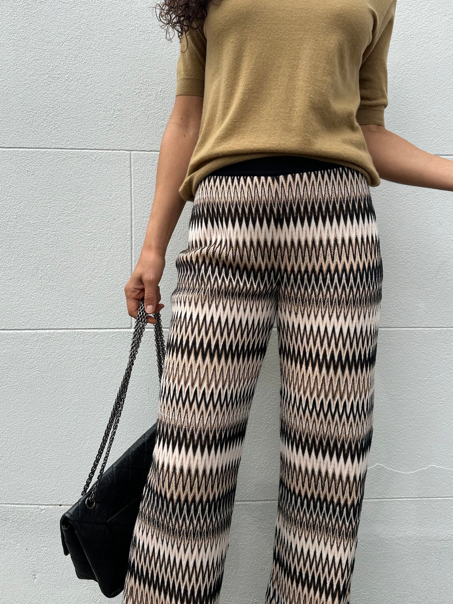 Missoni Black/Gold Pant Size 42