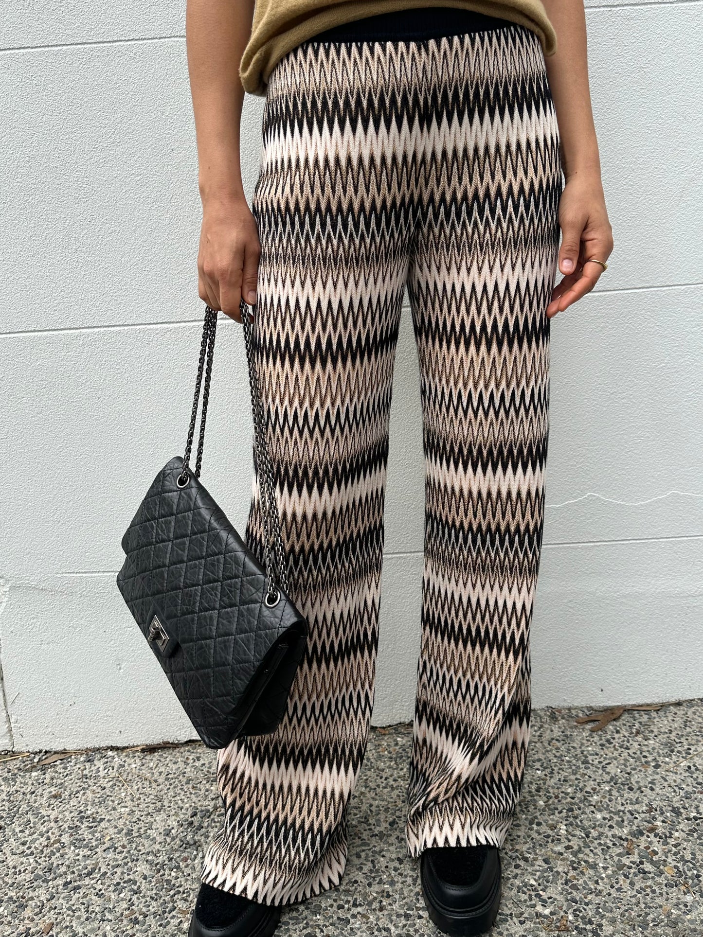 Missoni Black/Gold Pant Size 42