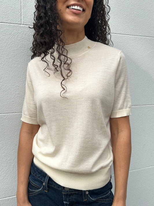 Anine Bing Ivory Short Knit Size M
