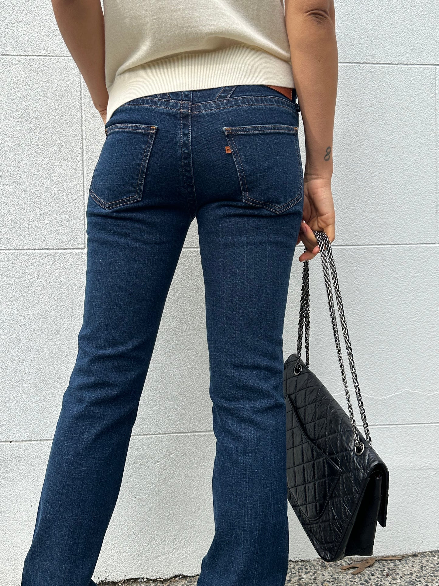 Miaou Blue Low Rise Jeans Size M