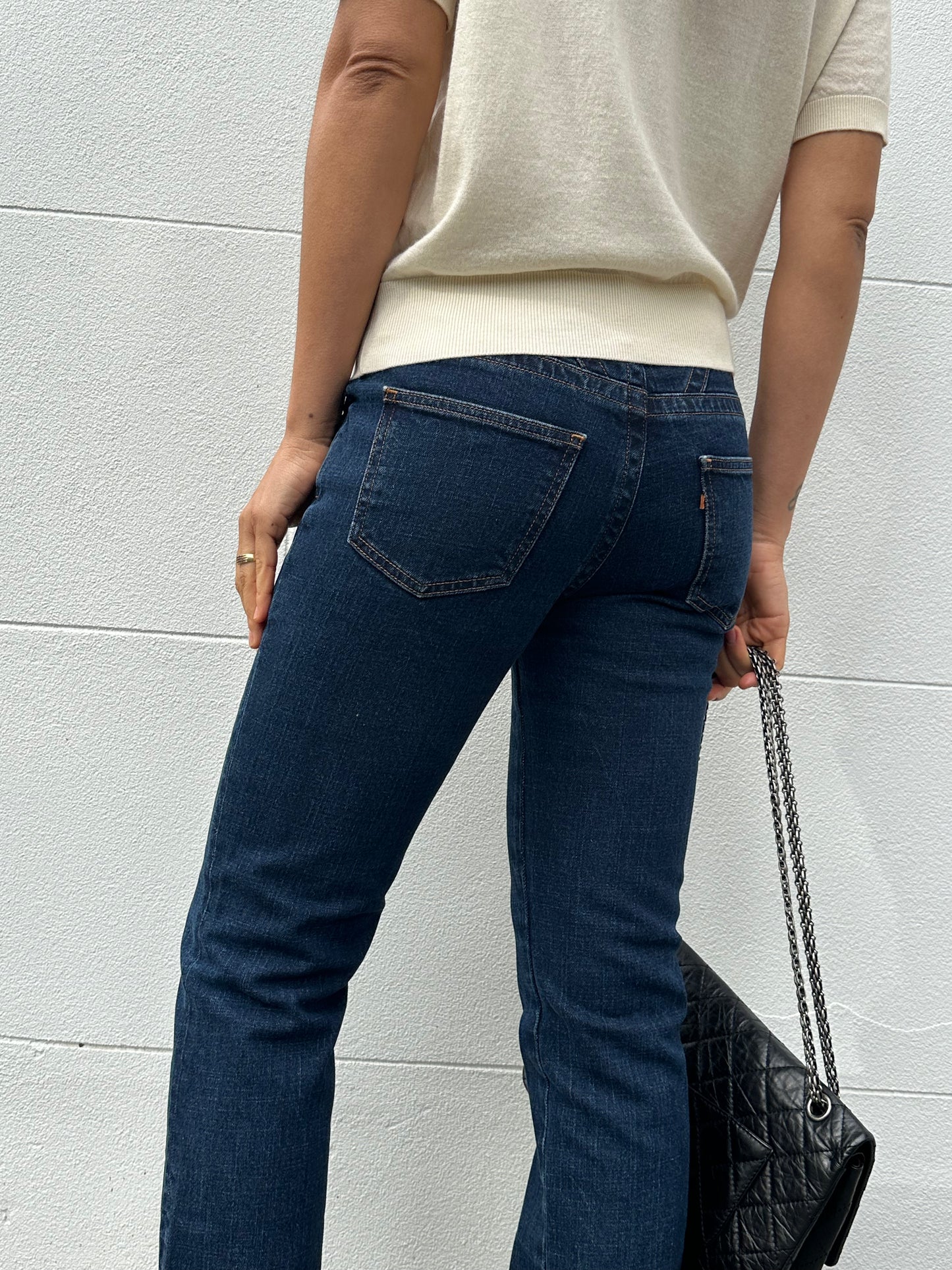Miaou Blue Low Rise Jeans Size M