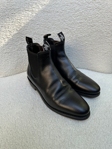 RM Williams Black Boots Size 38