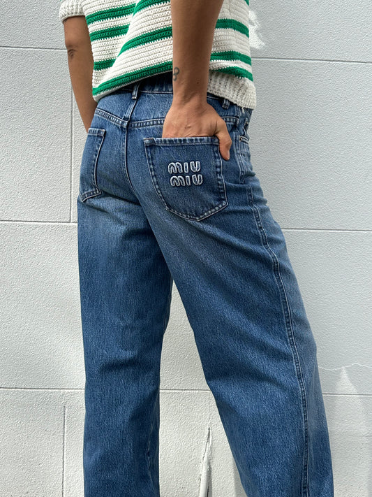 Miu Miu Blue Jeans Size 26