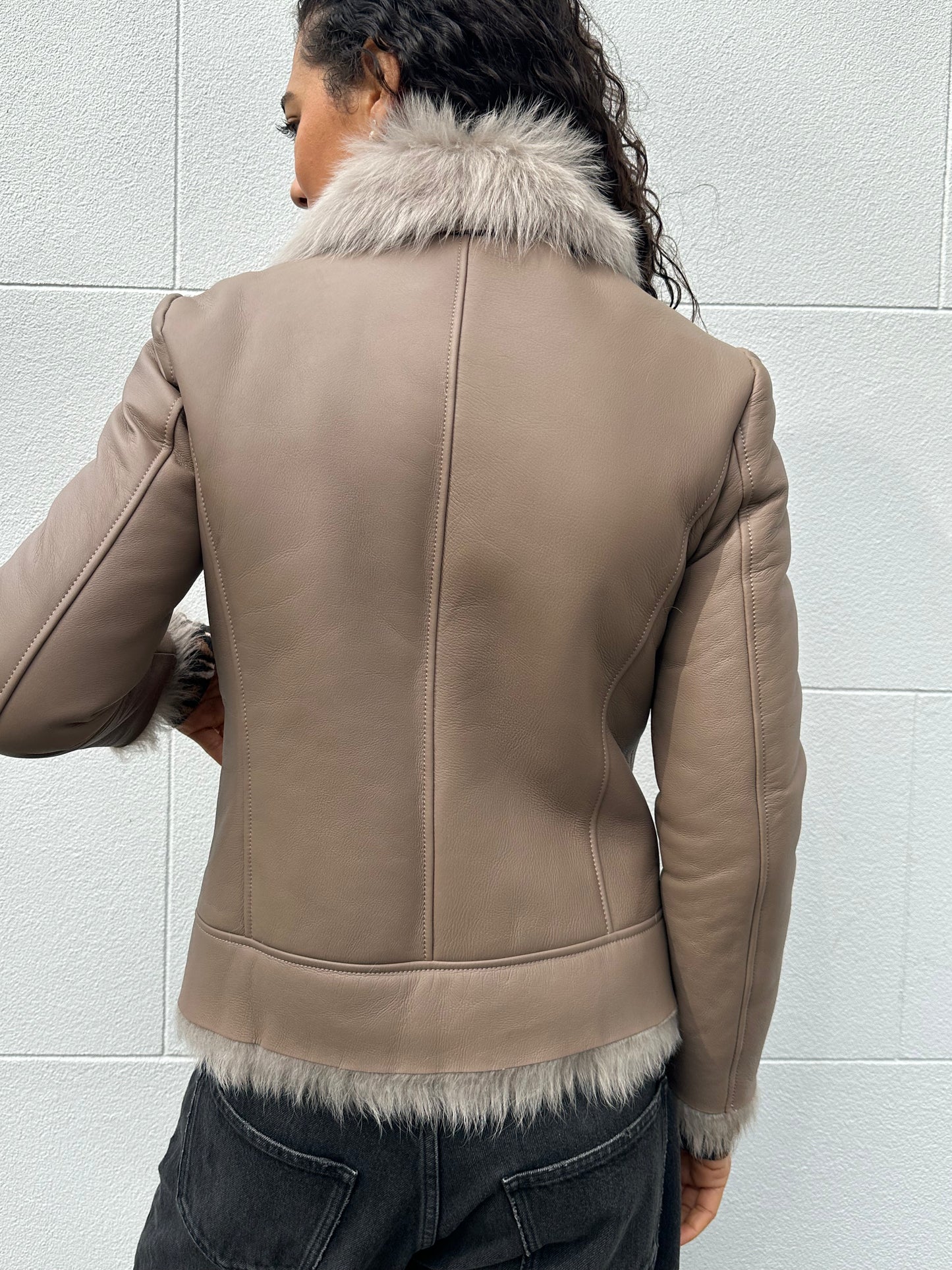 Scanlan Theodore Sheepskin Jacket Size S/M
