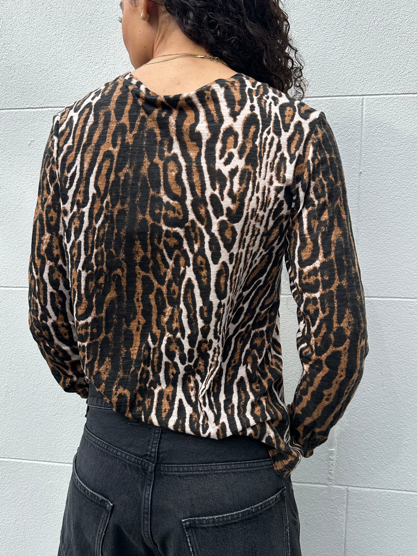 Proenza Schouler Animal Long Tshirt Size M