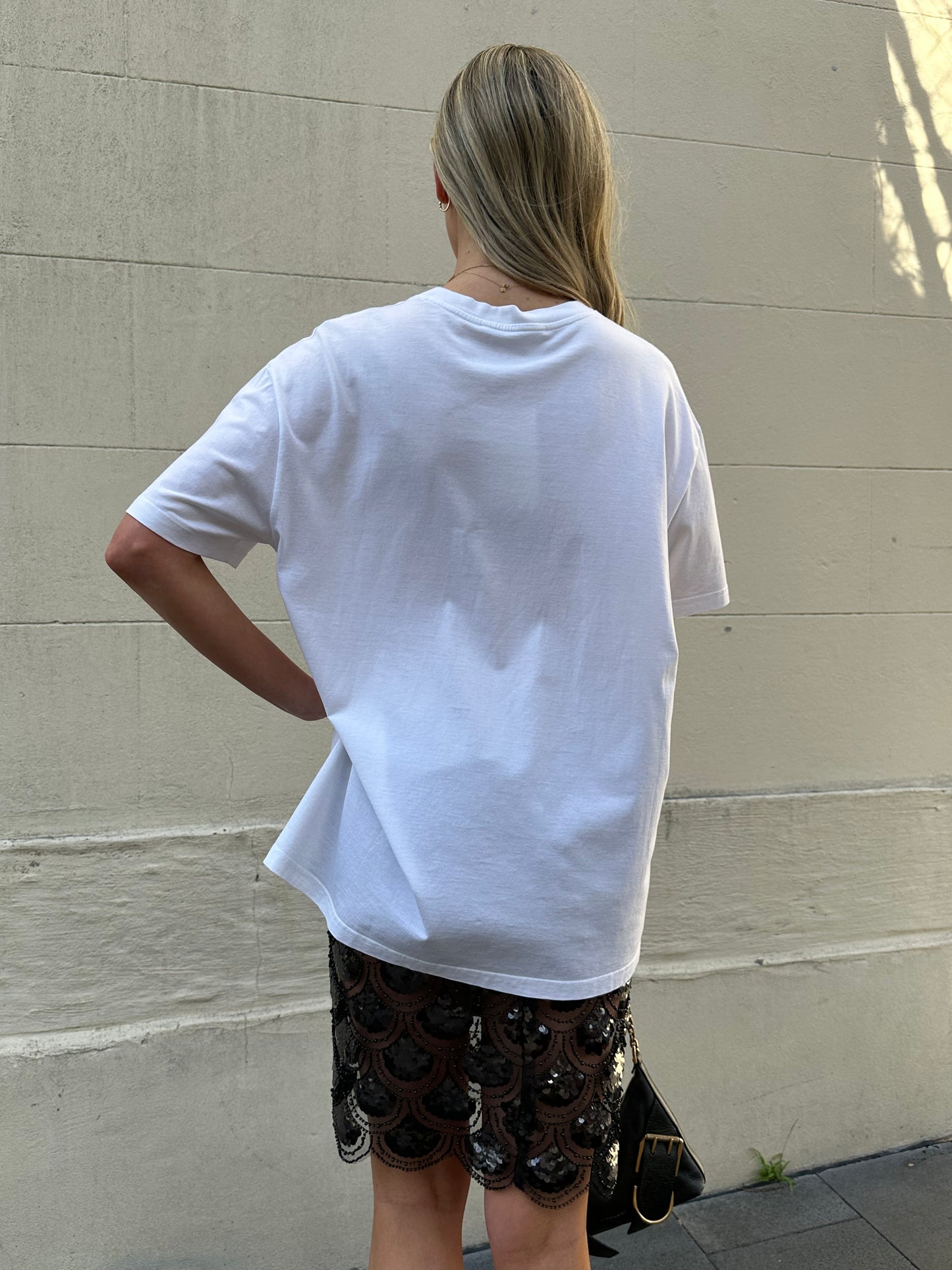 Givenchy Paris Logo White T Shirt Size M