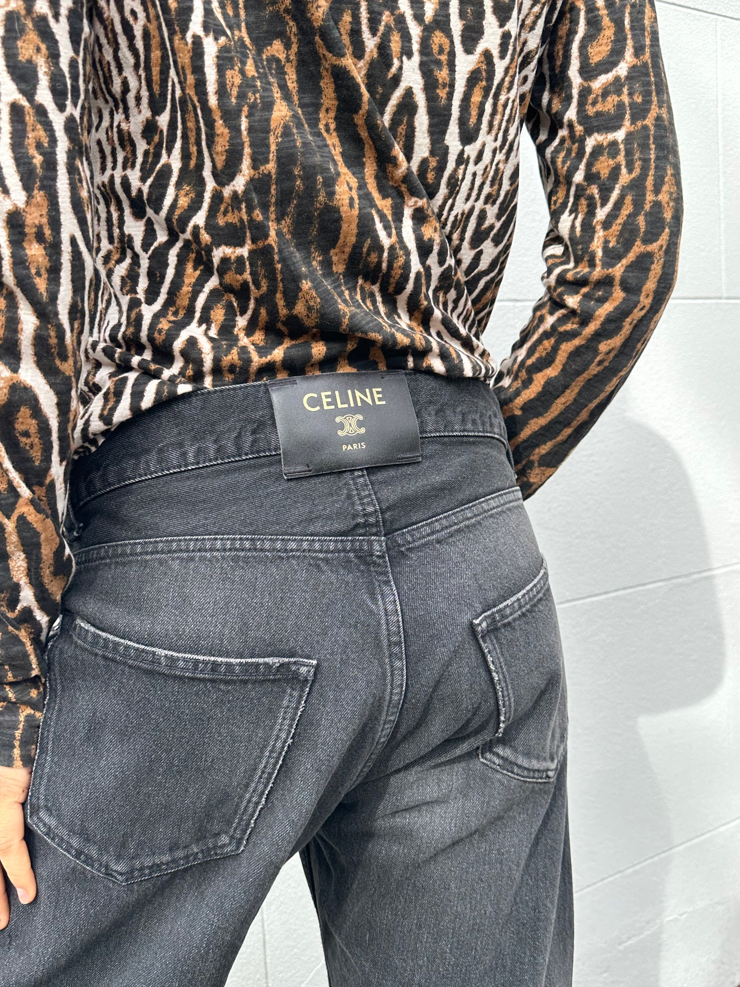 Celine Black Jeans Size 27