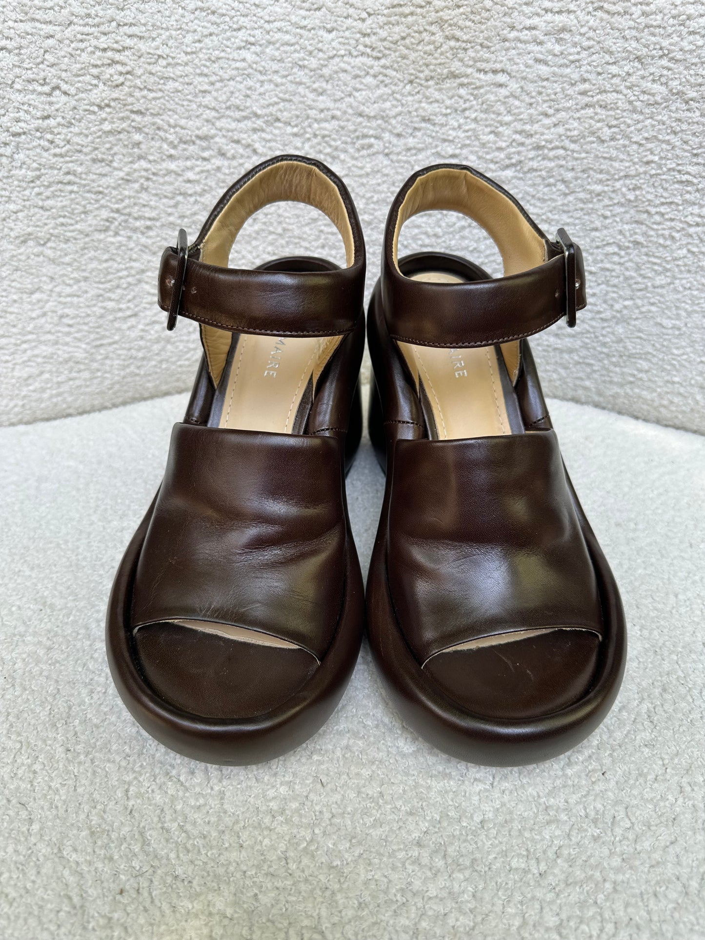 Lemaire Brown Platforms Shoes Size 38