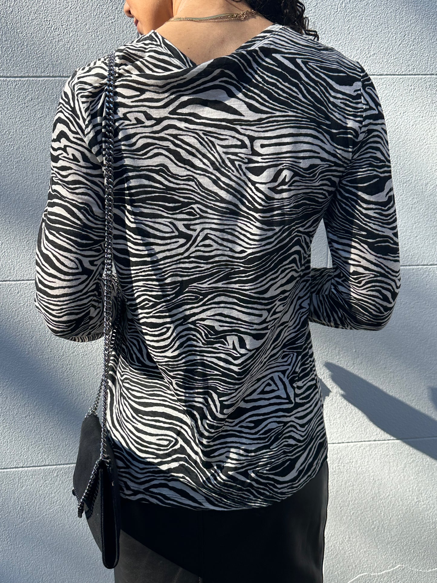 Proenza Schouler Zebra Long TShirt