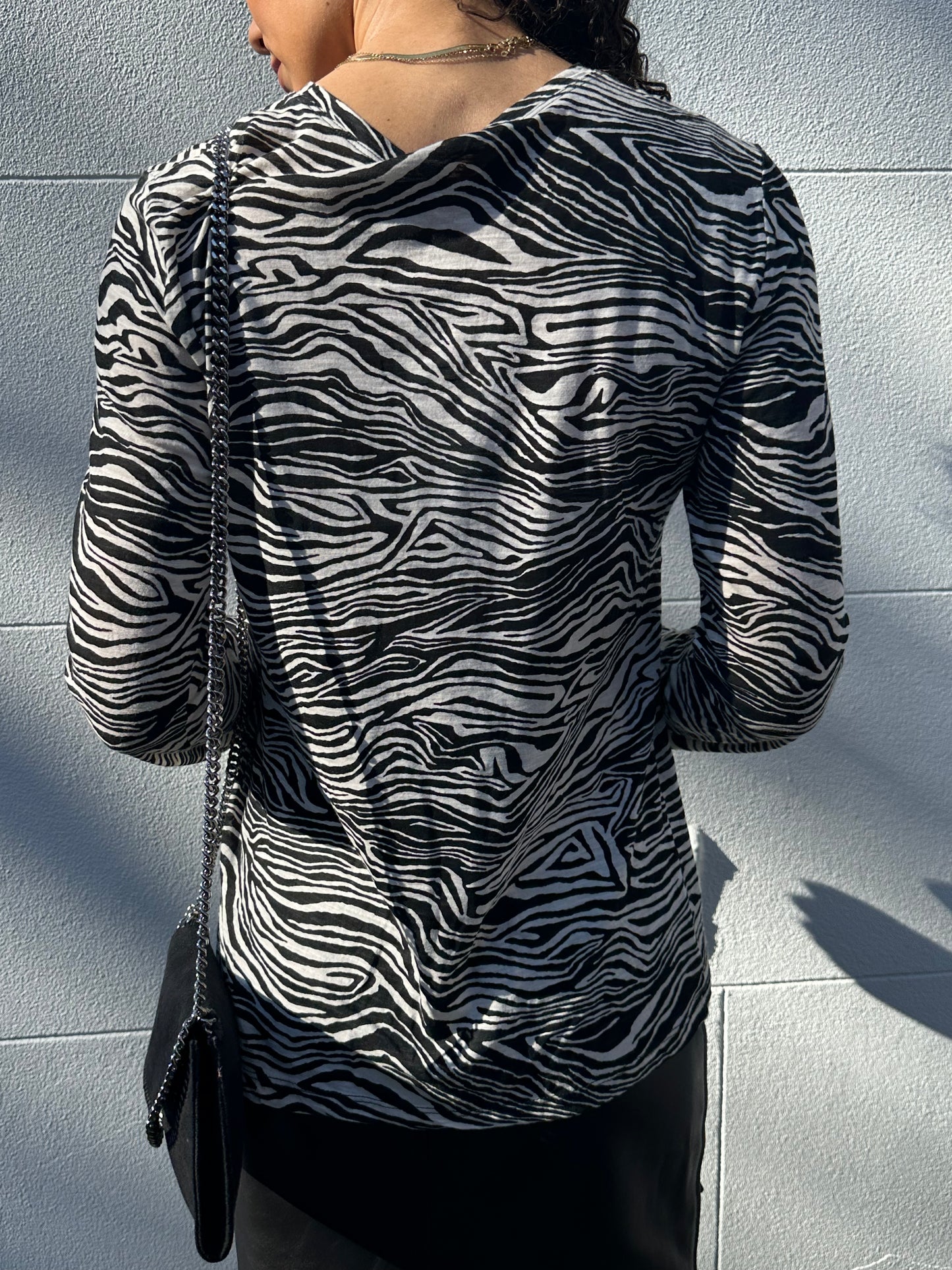 Proenza Schouler Zebra Long TShirt