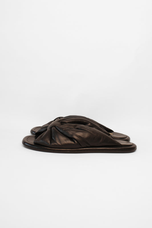 Balenciaga Black Knot Slides Size 41