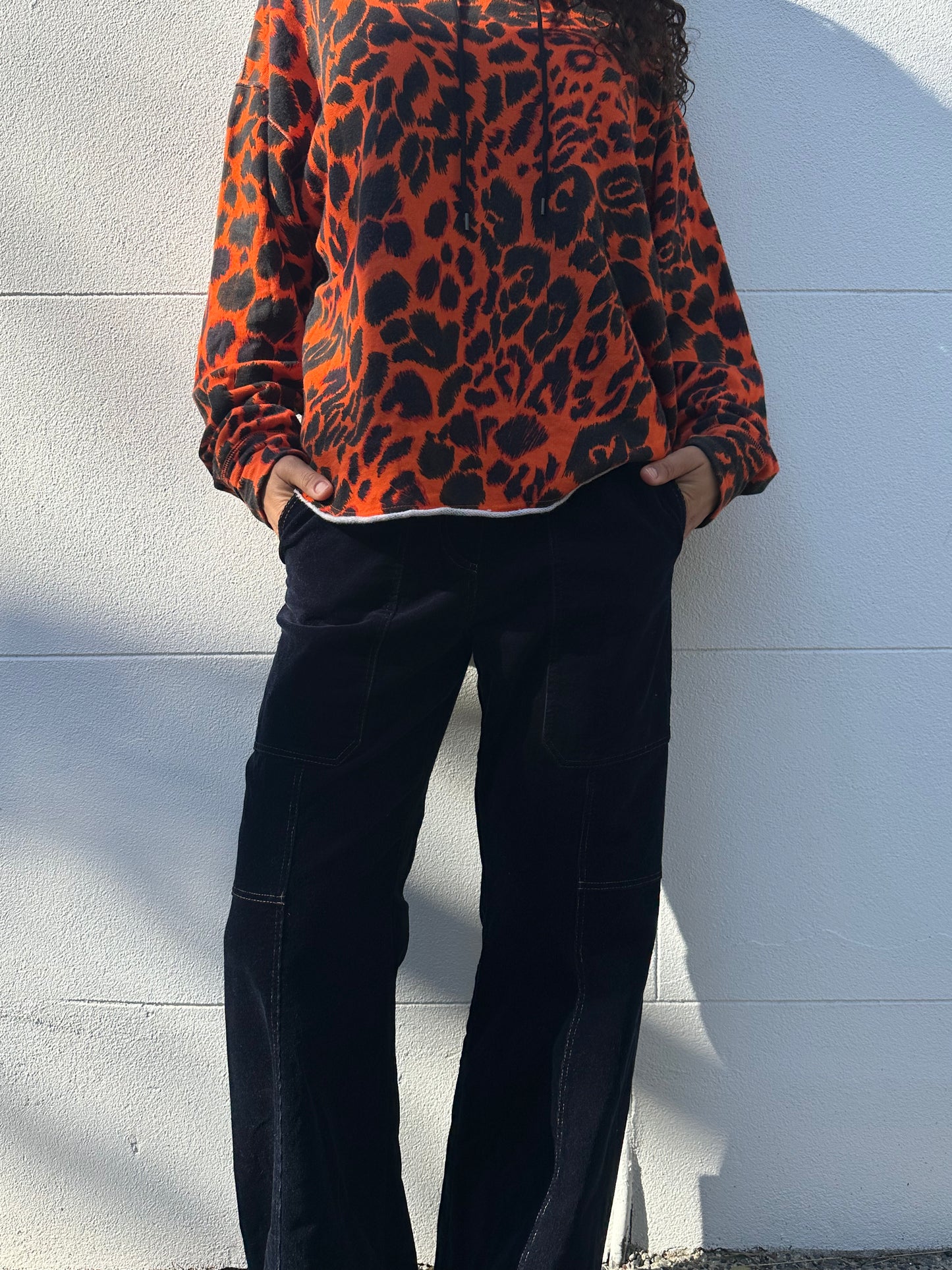 By Freer Navy Cord Pant Size XS